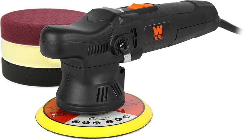 Wen Dual Action Polisher, 6-Inch Professional Grade, 5.5-Amp with 9mm Throw (AA6095) - Image 1